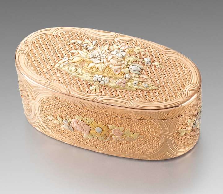 A German 18th Century Gold Box